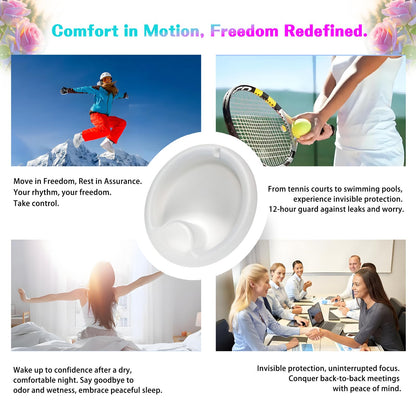 Menstrual Disc Alternative to Tampons | Organic 100% Medical-Grade Silicone | Leak-Free, Reusable & FSA Eligible Feminine Product | Hypoallergenic, BPA-Free, with Sterilizer & Travel Pouch (L)