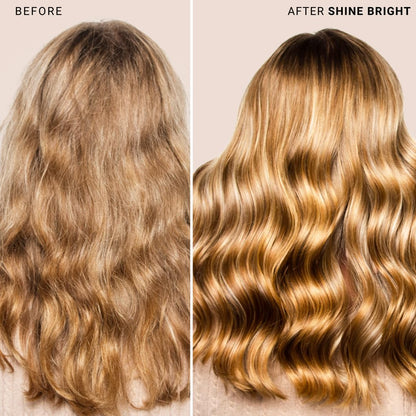 The Beachwaver Co. Shine Bright Serum - Full Size (1.7 Oz) | Award-Winning Shine Serum w/Vegan Keratin & Organic Argan Oil | Smoothing Formula for Silky, Frizz-Free Finish | Bali Beach Night