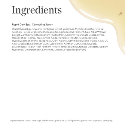 Murad Rapid Dark Spot Correcting Serum - Advanced Anti-Aging Formula with Patented Resorcinol Technology, Tranexamic and Glycolic Acids for Hyperpigmentation, Dark Spots and Dull Skin - 1 Fl Oz