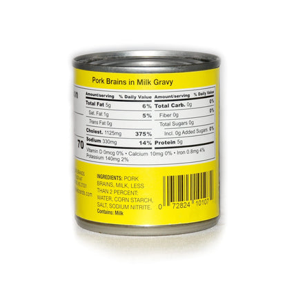 Rose Pork Brains, 4-7oz Cans Bundled with a JFS Recipe Card (Pack of 4)