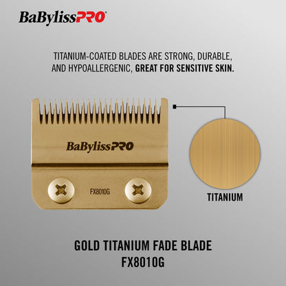 Replacement Fade Clipper Blades for FX870, FX825, FX673 Clippers and most 2-hole blade systems