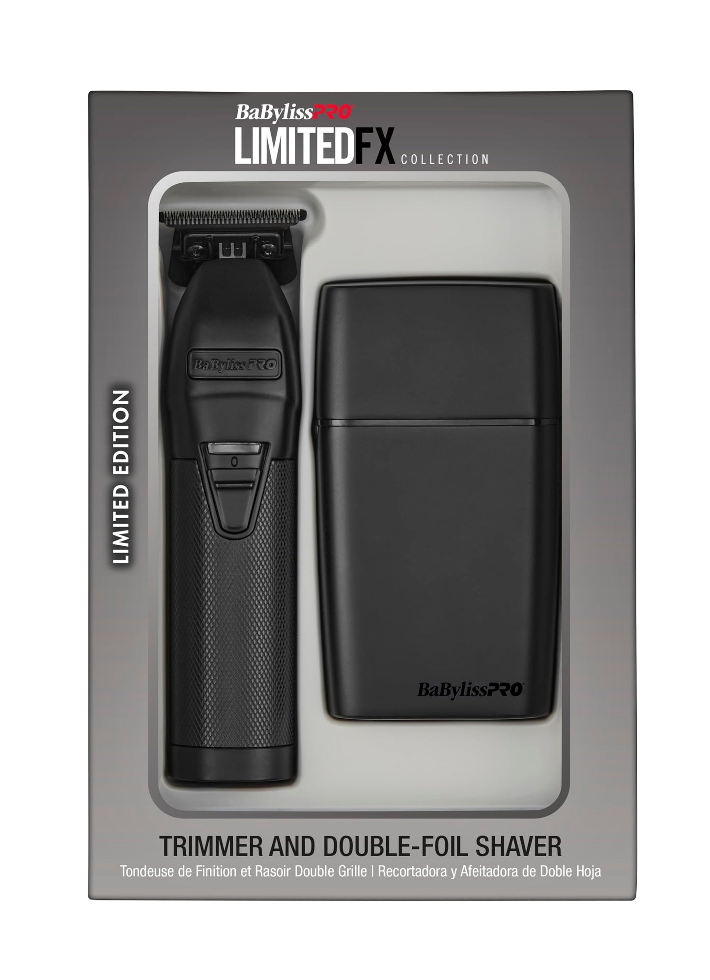 LIMITEDFX Cord/Cordless Hair Trimmer and Double Foil Hair Shaver Prepack, High-Performance Lithium-Ion Batteries for Long-Lasting Cutting