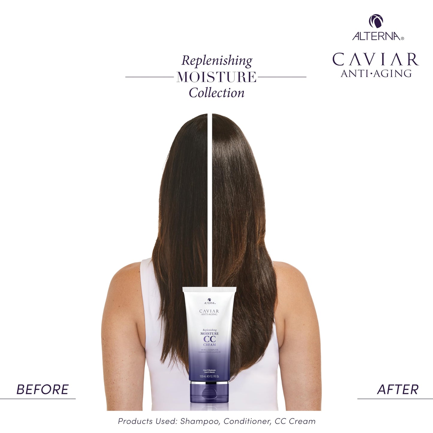 CAVIAR Anti-Aging Replenishing Moisture CC Cream |10-in-1 Hair Protection & Treatment Cream | Nourishes, Restores & Hydrates