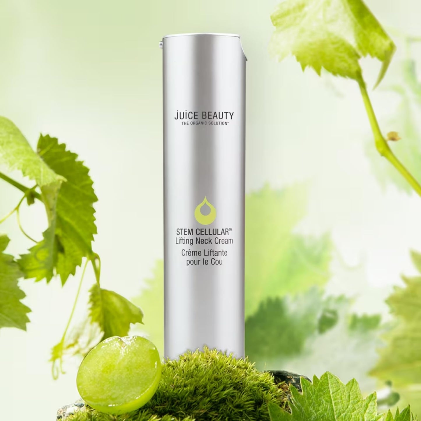 Juice Beauty Stem Cellular Peptide Lifting Neck Cream - 50 mL - Tightens and Smooths + Reduces Fine Lines and Wrinkles - Vegan, Cruelty Free