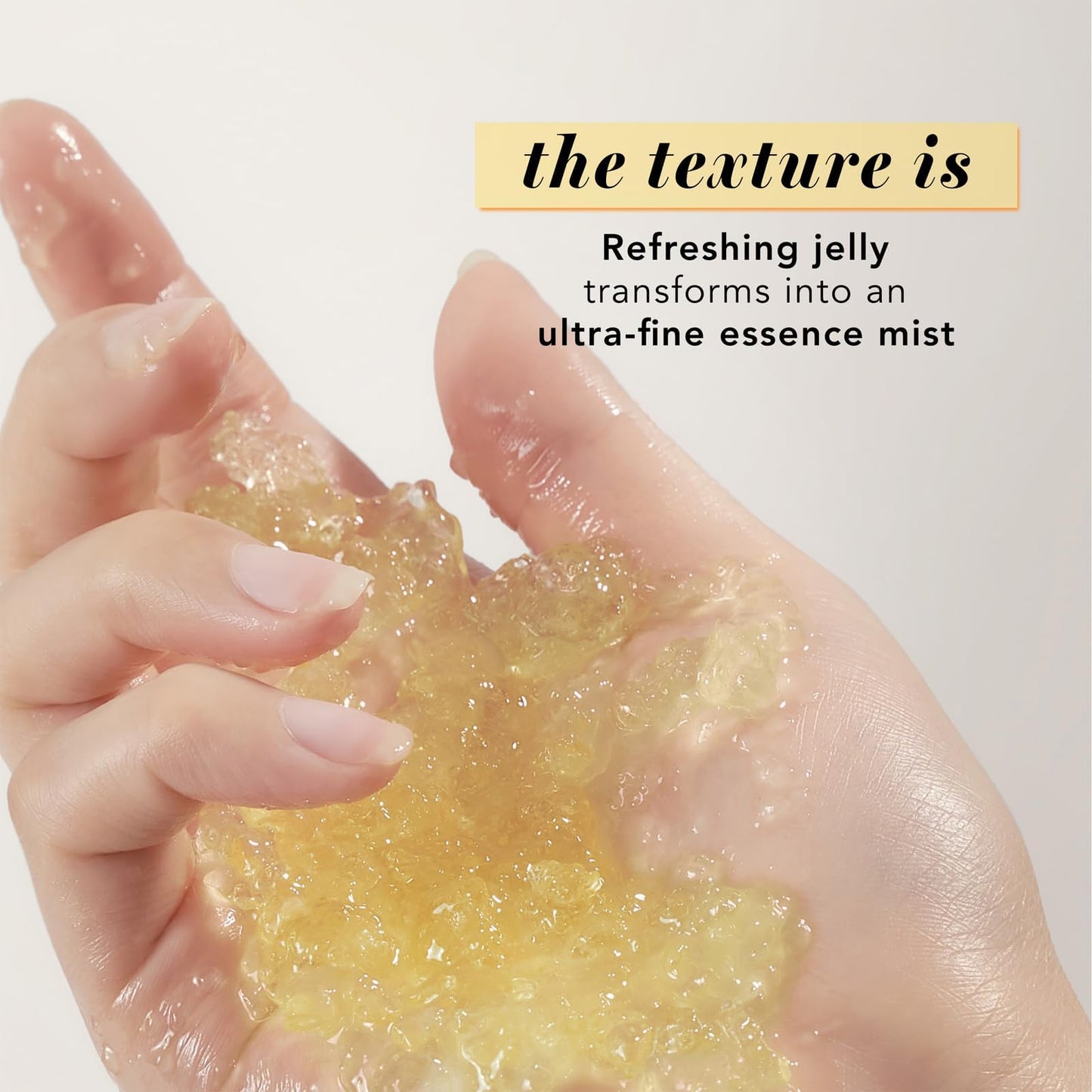 Saturday Skin Yuzu Vitamin C Essence Jelly Mist- Brightening Plumping Soothing Pore Refining - Encapsulated Vitamin C Ceramides Peptides - Korean Skincare Face Dual-Texture Mist Essence