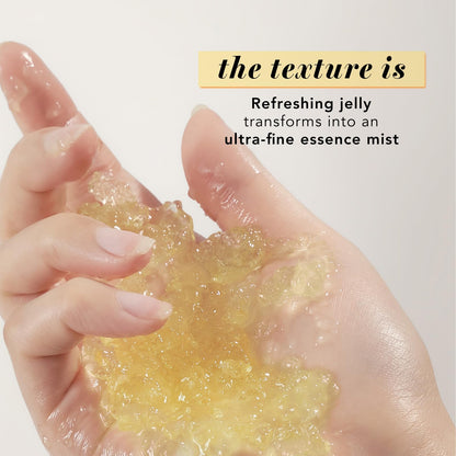 Saturday Skin Yuzu Vitamin C Essence Jelly Mist- Brightening Plumping Soothing Pore Refining - Encapsulated Vitamin C Ceramides Peptides - Korean Skincare Face Dual-Texture Mist Essence