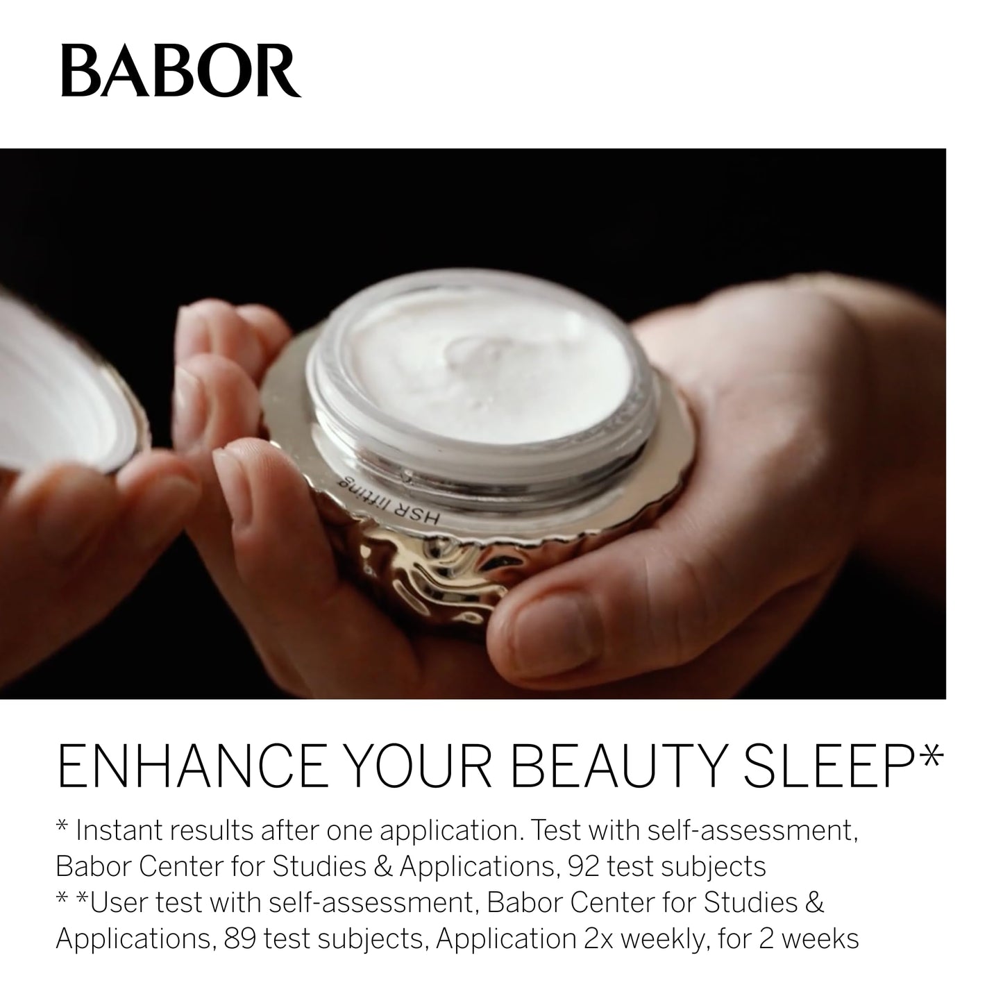 BABOR HSR Lifting Overnight Mask, Night Cream Face Mask With Active Anti-Wrinkle Ingredients For Regenerative Effect, Skin Firmness and Elasticity Improved While Dark Circles Reduce, 1.69oz