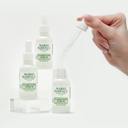 Mario Badescu Clarifying Serum with Azelaic Acid for Face – Pore Clearing, Redness Reducing, Blemish-Fighting Facial Serum Brightens, Soothes & Clears Pores Without Drying