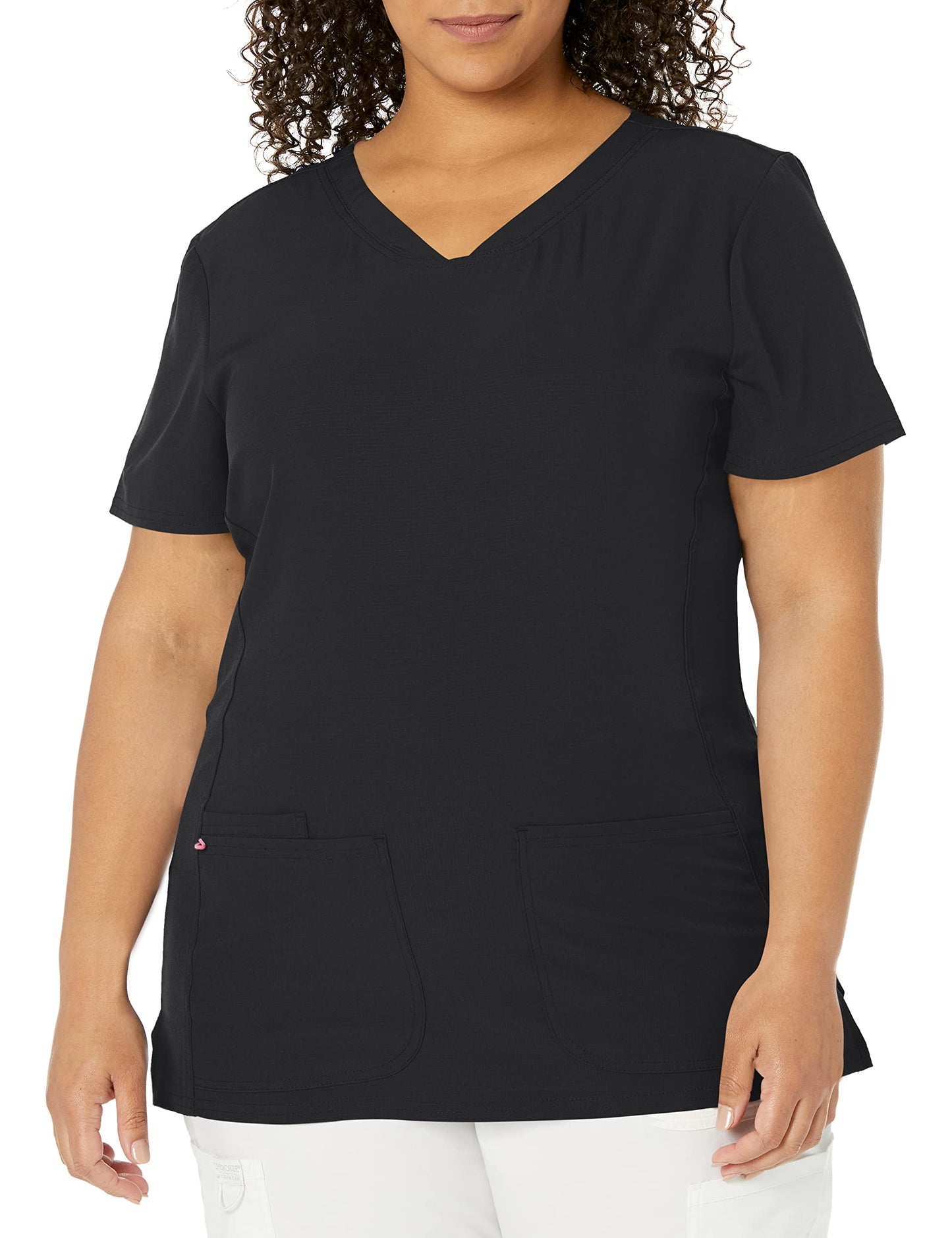 HeartSoul Women's Pitter-Pat V-Neck Scrubs Top
