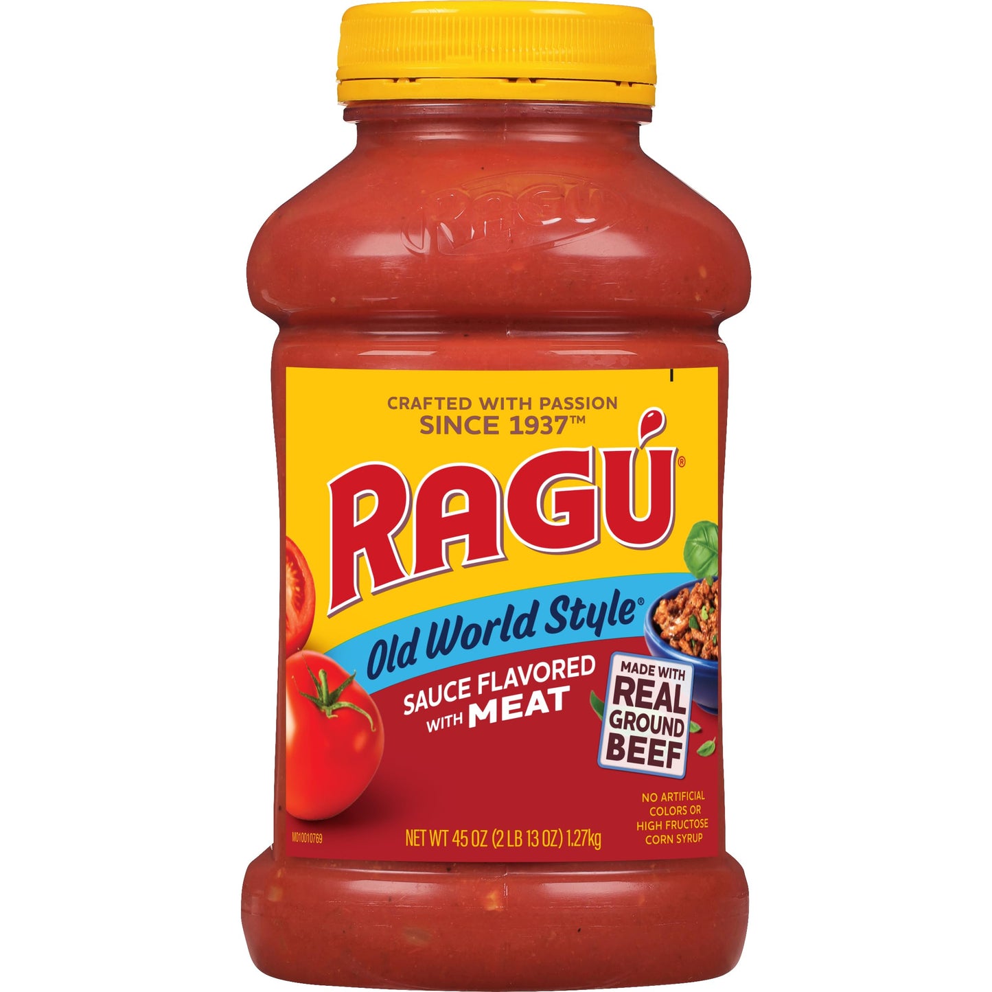 RAGÚ Old World Style Sauce Flavored with Meat, Perfect for Italian Style Meals at Home, 45 oz