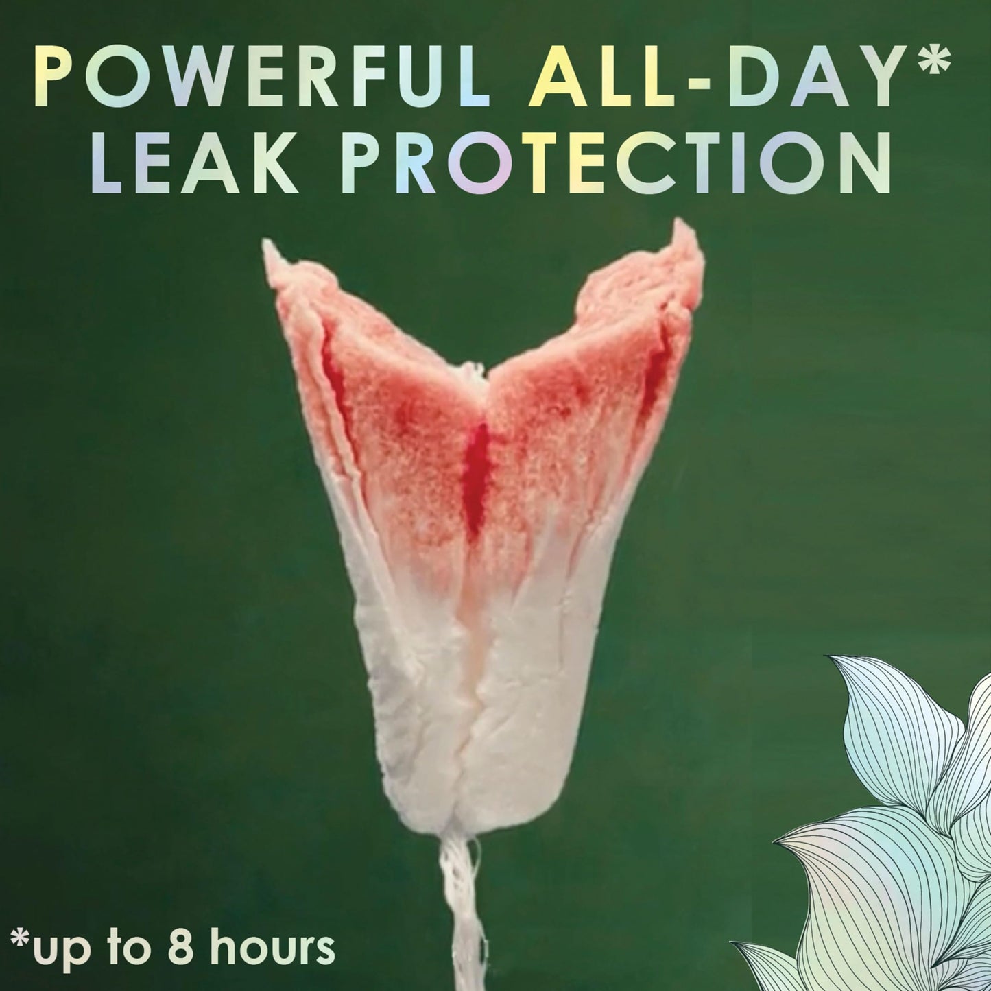 L. Tampons, Made with Organic Cotton, Regular/Super Absorbency, Multipack, Made Without Synthetic Pesticides, Rayon or Fragrances, Applicator Made Without BPA, Leak-Stopping Design, 18 Count