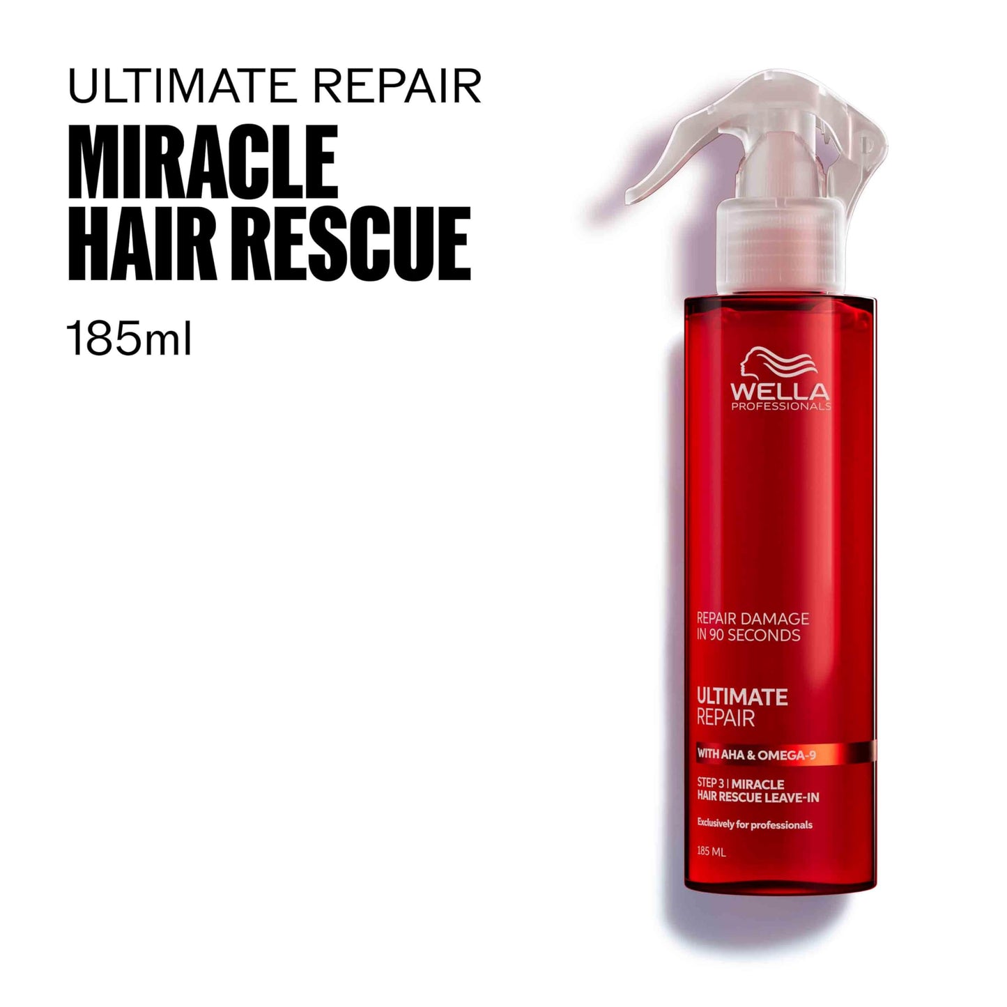 Wella Professionals ULTIMATE REPAIR Miracle Hair Rescue for Damaged Hair | Luxury Leave-In Treatment | Instant, Long-Lasting Repair & Protection in 90 Seconds | All Hair Types - Packaging May Vary