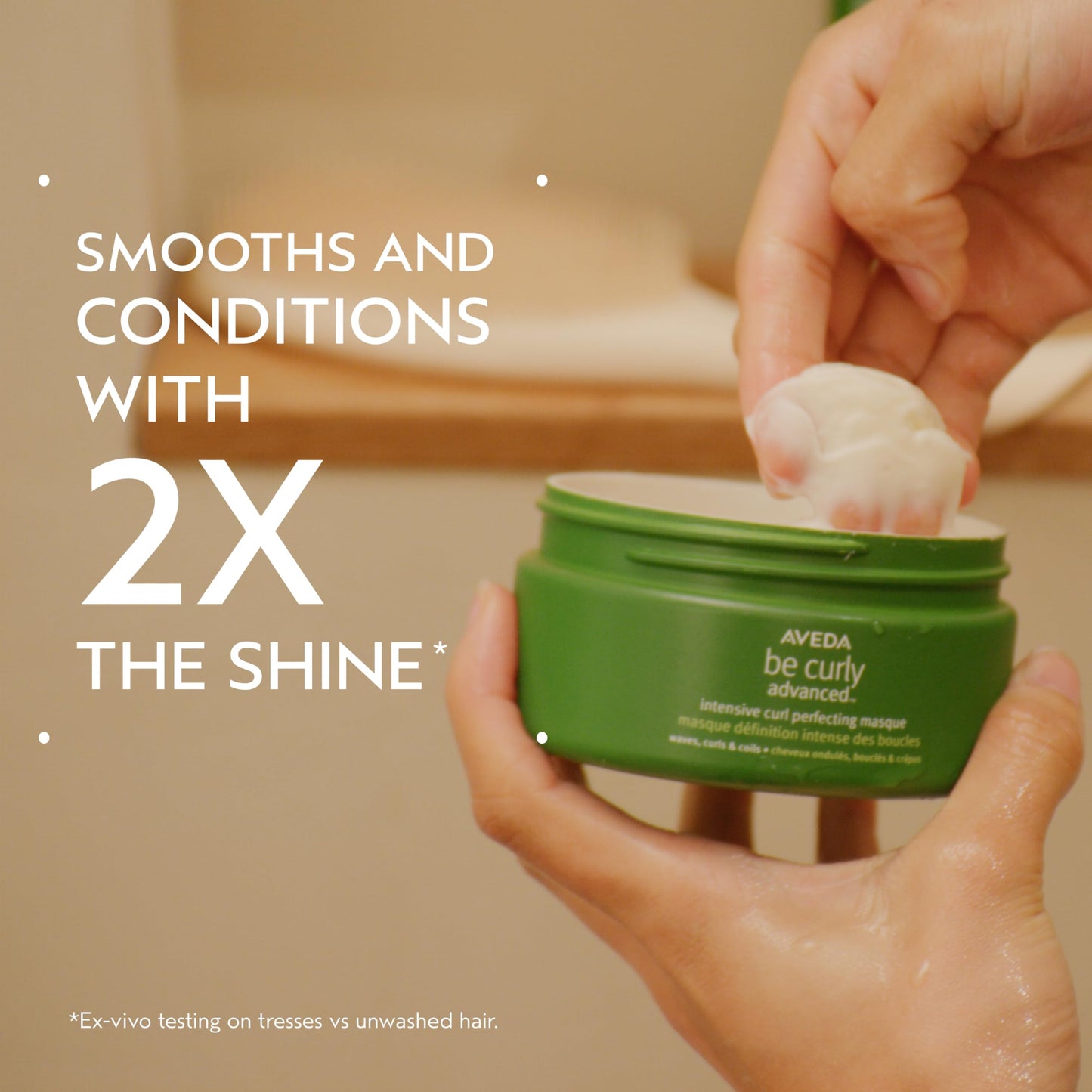 Aveda Be Curly Advanced Intensive Curl Perfecting Masque | Deep Conditioning Masque for Curly, Coily & Wavy Hair | Fights Frizz| Silicone Free | Sulfate Free | 97% Naturally Derived*