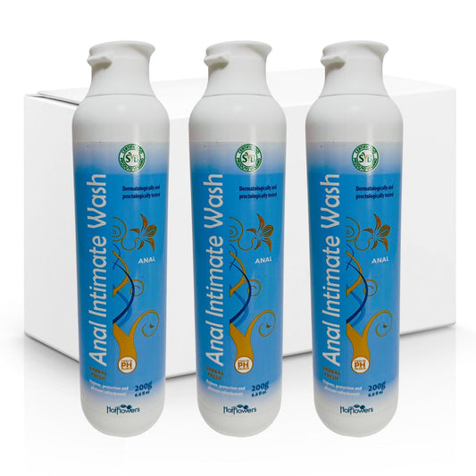HOT FLOWERS Herbal Fresh Unisex Anal Intimate Wash for Personal Care, pH Balanced for Essentials Body Health, Daily Use, Dry Skin, Proctologist Tested (3)