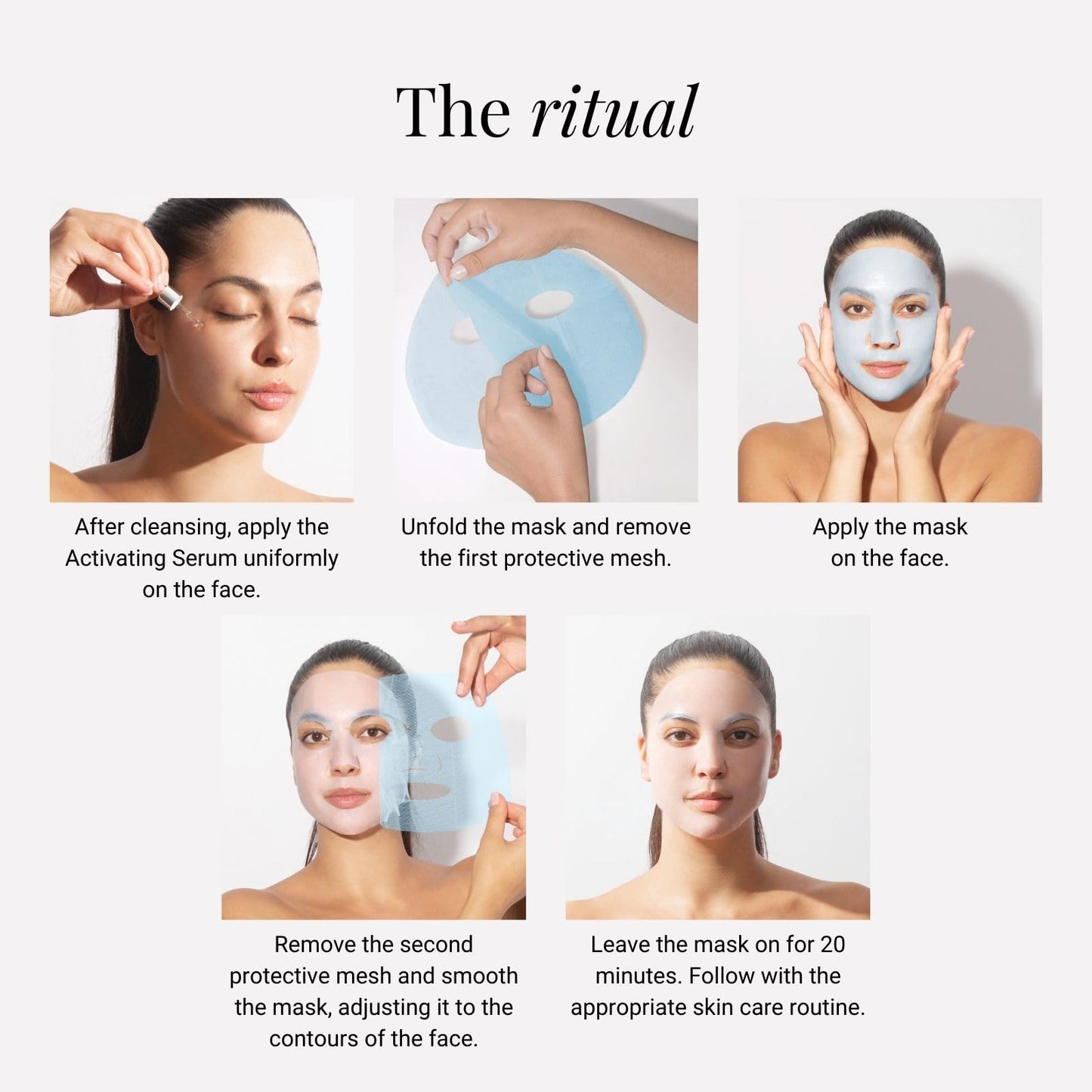G.M. COLLIN Biocellulose Facial Mask | Hydrating Sheet Mask | Deep Moisture for a Plump, Youthful Look and Anti-Aging Benefits
