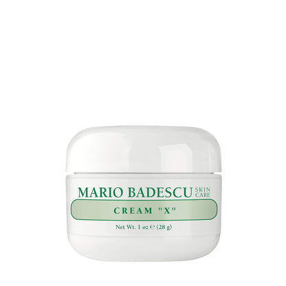 Mario Badescu Cream X - Face Cream Infused with Salicylic Acid, Rice Bran Oil and Vitamin E - Gentle Exfoliating and Hydrating Face Moisturizer for Men and Women, 1 Oz