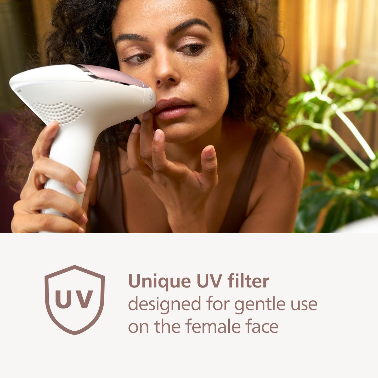 Philips Lumea 8000 Series IPL Hair Removal Device, Personal Permanent At Home Laser Hair Reduction, for Women & Men, SenseIQ Technology, 2 Attachments for Body & Face, BRI932/03