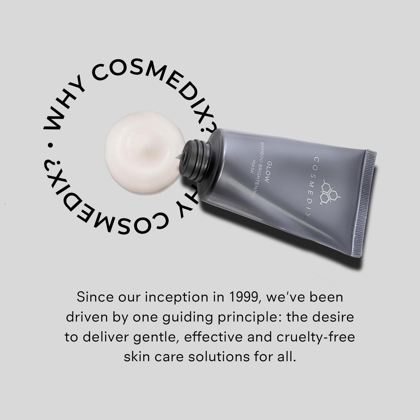 COSMEDIX Glow Bamboo Brightening Facial Mask – PM Exfoliating Facial Scrub for Tired, Dull & Uneven Skin - Anti-Aging Gentle Night Face Exfoliator with Bamboo & Niacinamide - All Skin Types