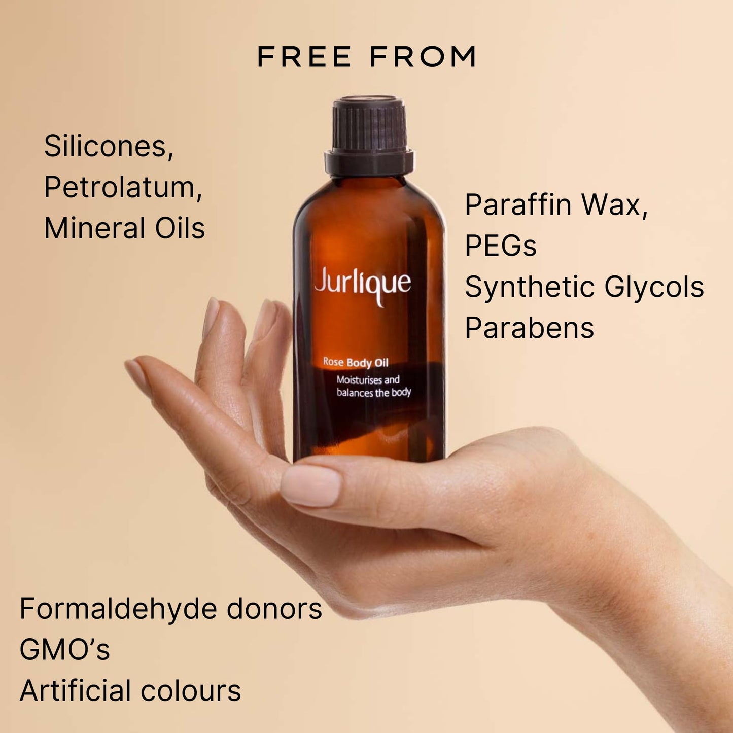 Jurlique Rose Body Oil, 3.4 fl oz (100 ml)