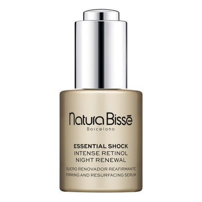 Natura Bissé Essential Shock Intense Retinol Night Renewal Serum, Firming & Resurfacing Serum, Hydrates, Firms & Rejuvenates, For All Skin Types, 1 Oz