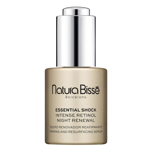 Natura Bissé Essential Shock Intense Retinol Night Renewal Serum, Firming & Resurfacing Serum, Hydrates, Firms & Rejuvenates, For All Skin Types, 1 Oz