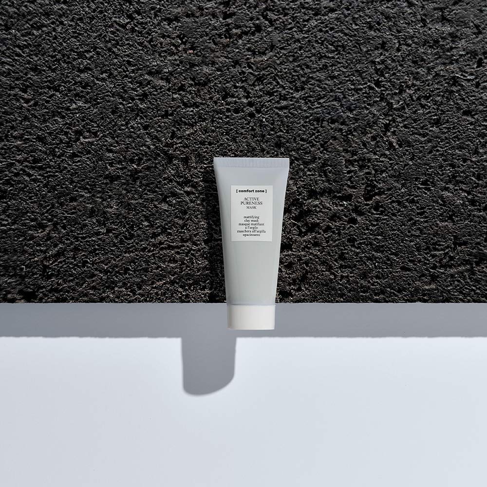 Active Pureness Mask, Mattifying Clay Face Mask, Absorbs Excess Sebum, Minimizes Pores, Purifying Treatment, Kaolin & Green Clay, Oily Skin, Vegan, Made in Italy, 2.03 Fl Oz