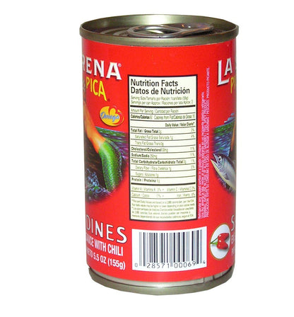 La Sirena Pica Pica Sardine 5.5 oz - Sardina (Pack of 15)