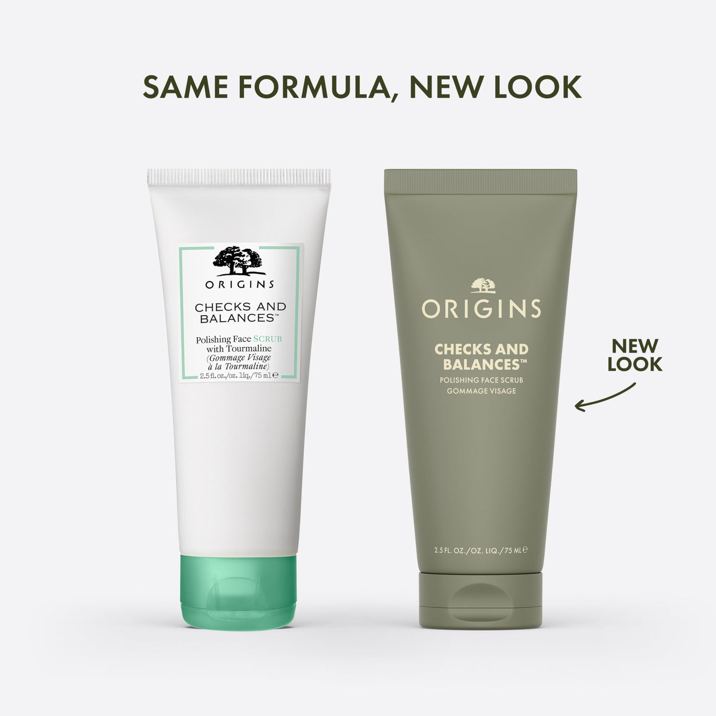 Origins Checks and Balances Polishing Face Scrub | Gently Exfoliates to Smooth Skin & Visibly Minimize Pores | With Bamboo, 2.5 Fl Oz