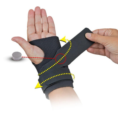 Comfort Cool Ulnar Booster Support Provides Compression for Ulnar Sided Wrist Pain. TFCC Tear Triangular Fibro-Cartilage Complex Injuries, Tendonitis or Repetitive Use Injury. Left Small in Black