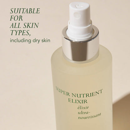 KAT BURKI Super Nutrient Elixir. Hydrating Face Toner with Hyaluronic Acid, 1% Glycolic Acid & Rose Water Suitable For All Skin Types, 3.4 fl.oz