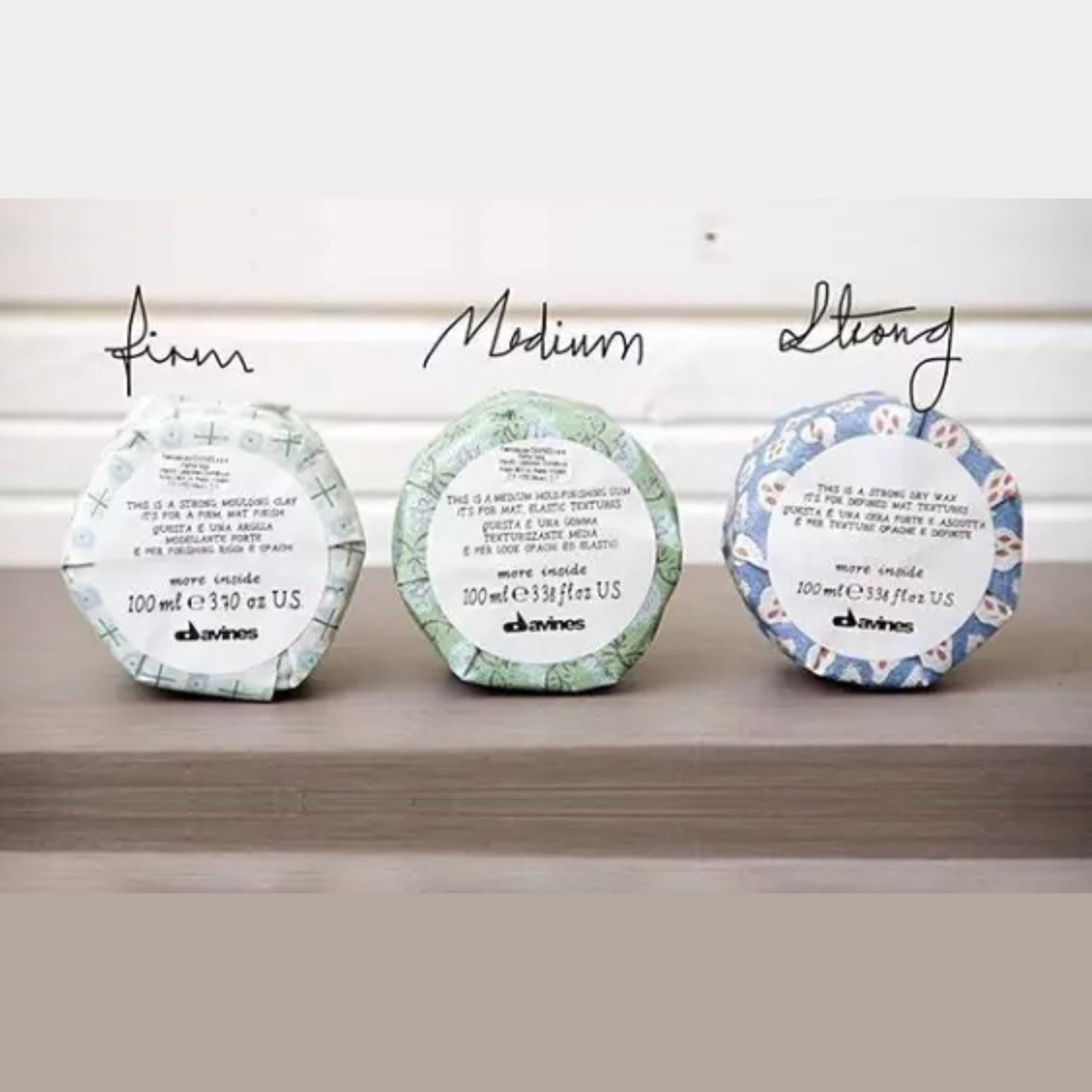 Davines This Is A Strong Dry Wax, Strong Hold Matte Texture - Dry Wax for Definition & Separation - Creates Rough & Messy Looks, 2.54 Fl Oz
