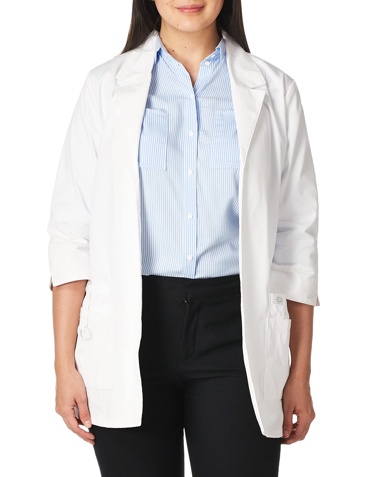 Dickies Women's Junior Fit 3/4 Sleeve Lab Coat