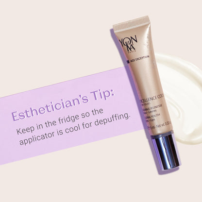 Yonka Excellence Code Contours Eye Cream | Anti-Aging Eye and Lip Treatment with Hyaluronic Acid | Reduce Puffiness and Dark Circles | Paraben-Free | 0.53 oz