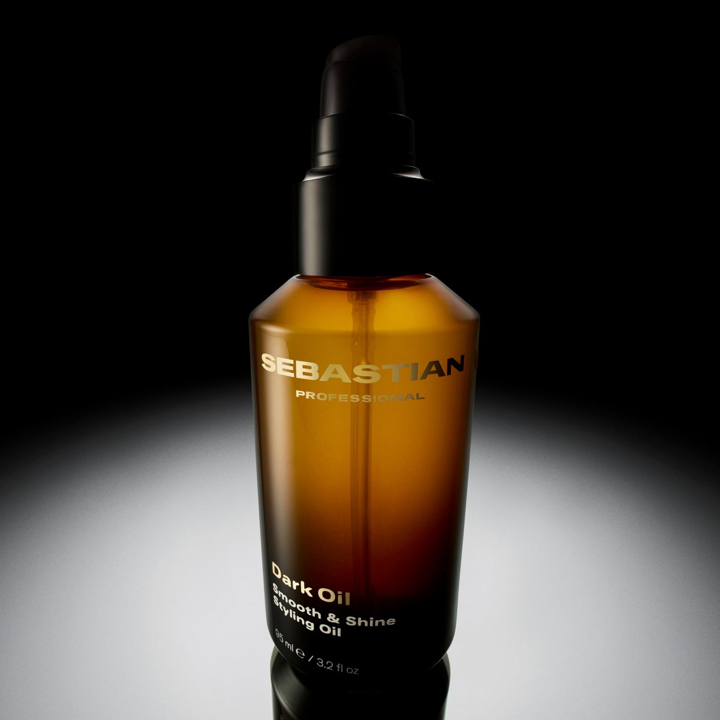 Sebastian Professional Dark Oil Smooth and Shine Styling Oil | Infused with Sandalwood, Cedarwood, & Argan Oils | 3.3 fl oz