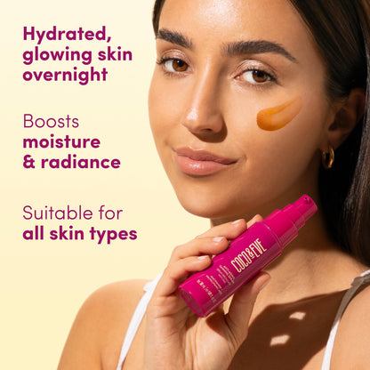 Coco & Eve Anti-Aging Tanning Serum - Face tanner with Skincare Actives for Gradual, Hydrating Glow. Natural Self Tanning Bronzer, with Niacinamide & Antioxidants for Healthy Glowing Skin (1.01 Fl Oz)