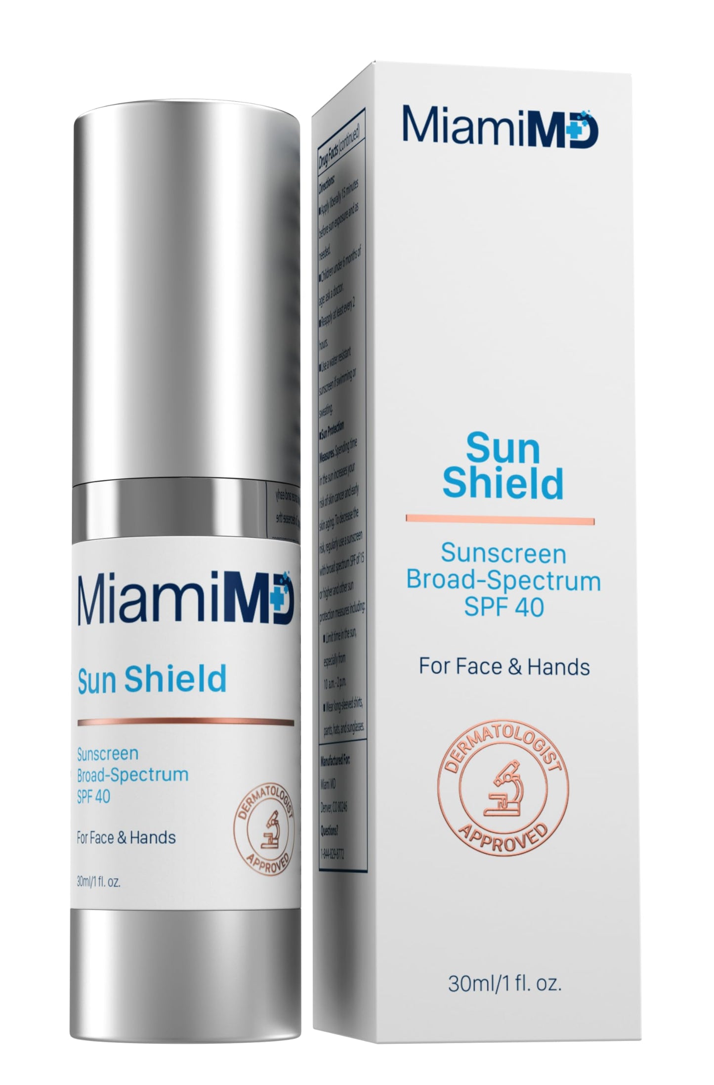 Sun Shield Sunscreen (30ml) Face for Women - Spf 40 Broad Spectrum Face Sunscreen - Sunblock with Vitamin C - Sun Screen with Hydrating and Moisturizing Aloe Vera for All Skin Types
