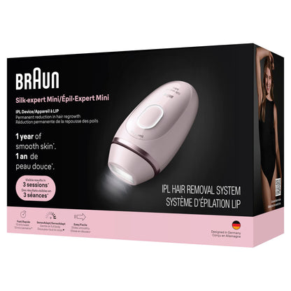Braun IPL Mini, Silk·Expert Mini, IPL Hair Removal for Women and Men, Permanent Laser Hair Reduction At-Home, IPL1111