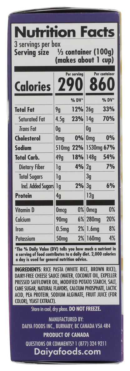 Daiya Deluxe White Cheddar Style Veggie Cheezy Mac, 10.6 oz