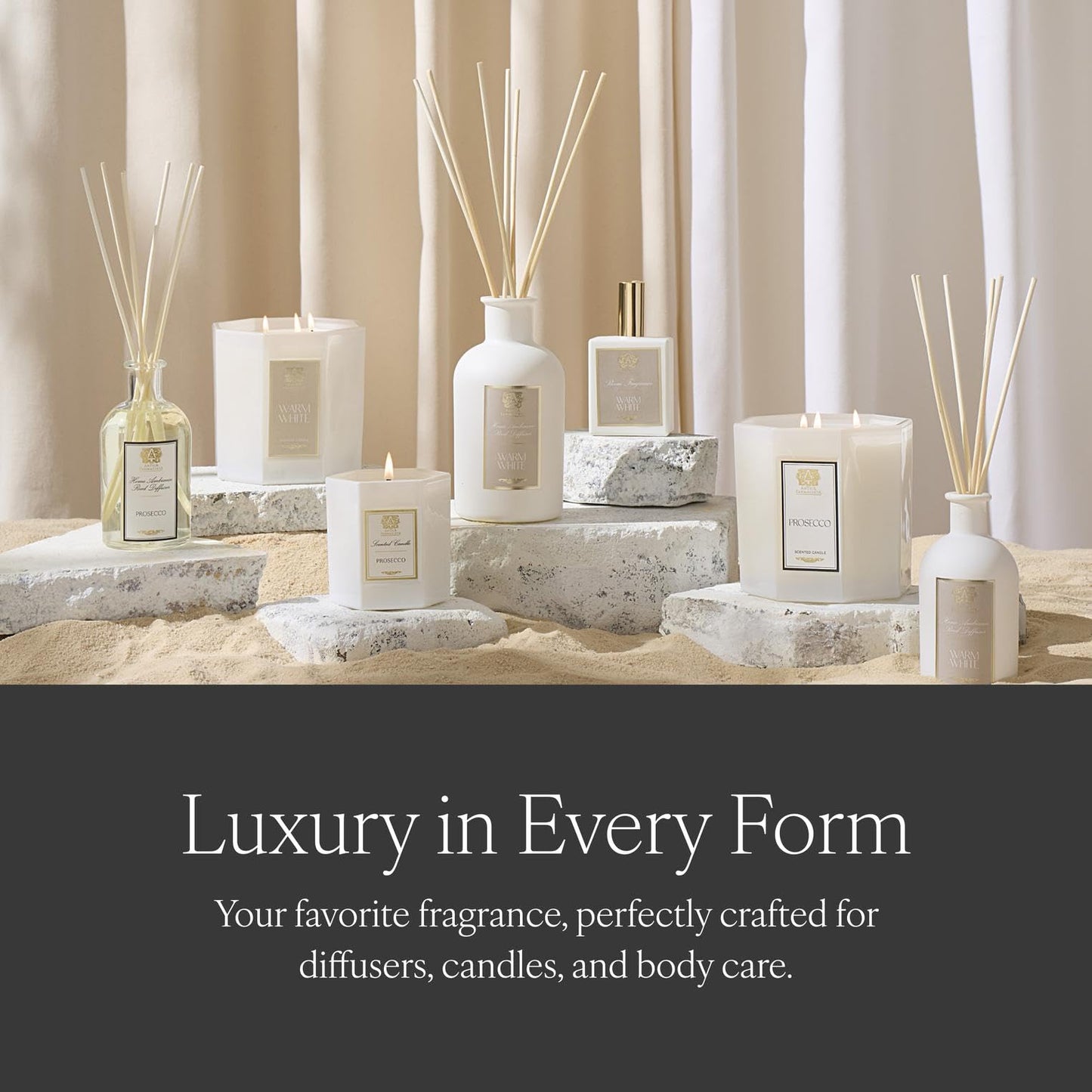 Antica Farmacista Home Ambiance Diffuser - Long-Lasting Reed Scent Diffuser - Luxury Room Freshener Gift - Ironwood, 8.45 fl oz