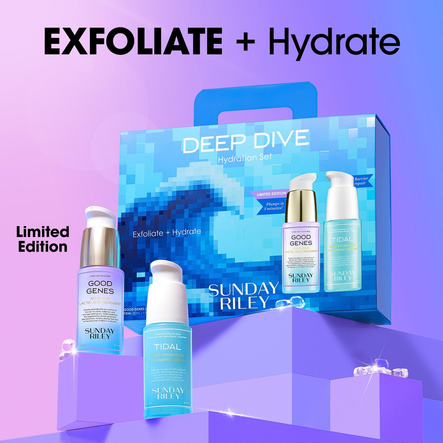Sunday Riley Deep Dive Hydration Set