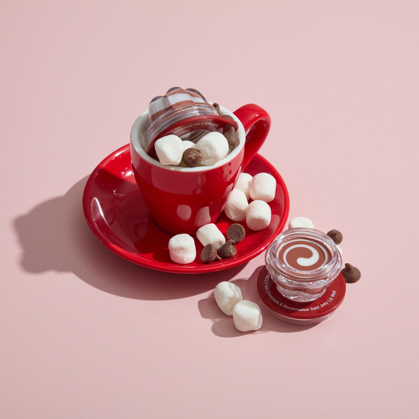TONYMOLY Hot Chocolate & Marshmallow Swirl Jelly Lip Melt – Hydrating & Nourishing Lip Balm with Subtle Brown Tint, Non-Sticky Glossy Finish, Limited Edition Korean Lip Care for Soft, Smooth Lips