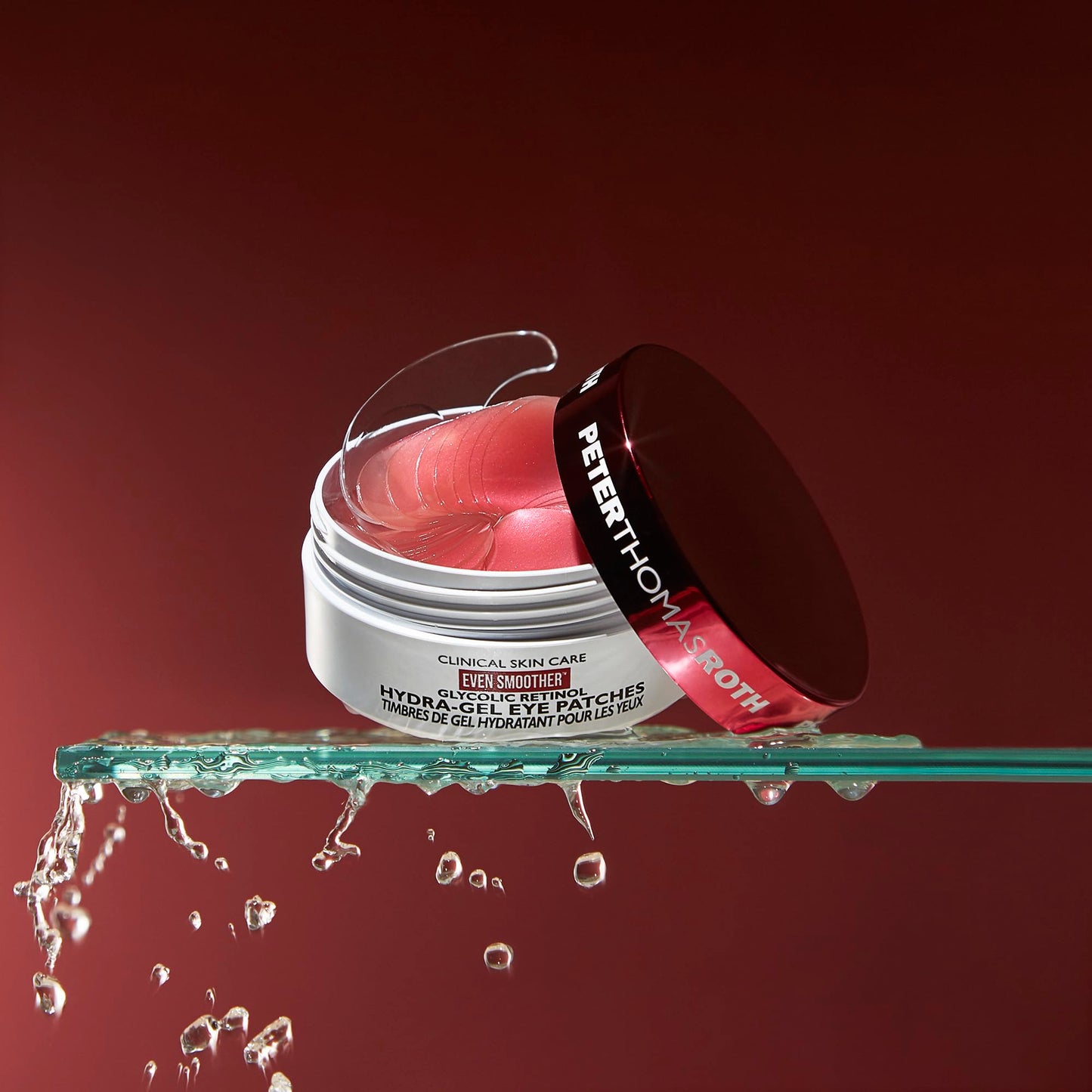 Peter Thomas Roth | Even Smoother™ Glycolic Retinol Hydra-Gel Eye Patches, Under-Eye Patches With Glycolic Acid and Retinol, Treats Tiny Bumps, Texture, Fine Lines and Wrinkles Under the Eye Area