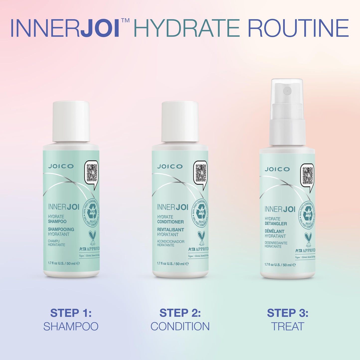 Joico InnerJoi Hydrate Conditioner | For Dry Hair & Scalp | Sulfate & Paraben Free | Naturally-Derived Vegan Formula