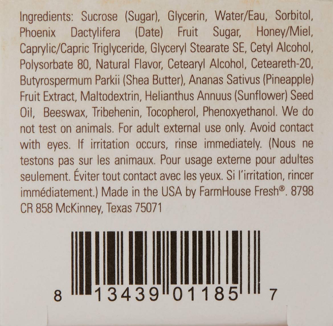 FarmHouse Fresh Beach Punch Lip Polish, Pineapple,1 Count (Pack of 1)