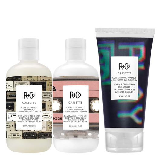 R+Co Cassette Curl Defining Masque | Defined Curls + Deep Hydration + Nourishing | Vegan + Cruelty-Free | 5 Oz