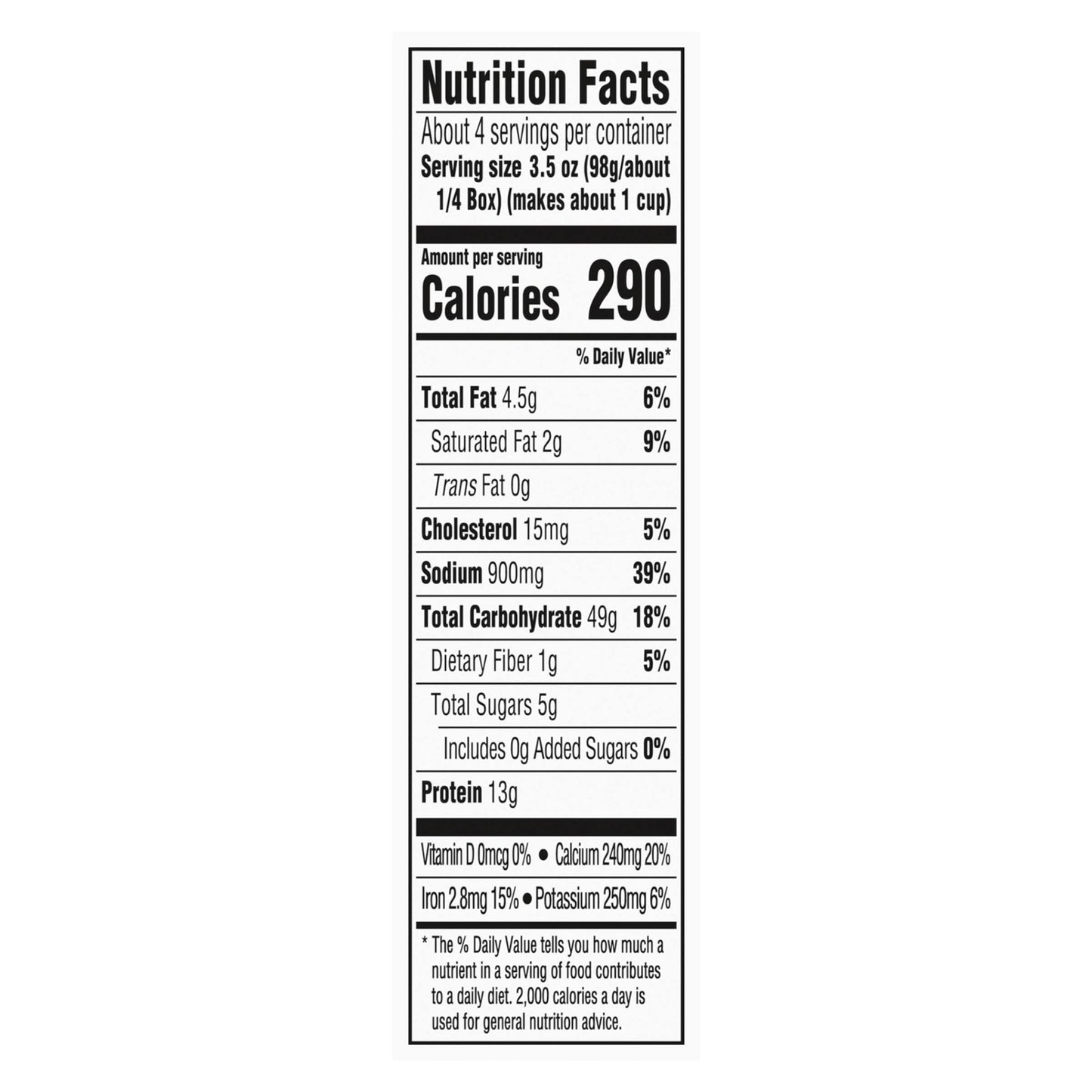 Kraft Deluxe Mac and Cheese, 1 Box, for Easy Dinner or Dinner Sides, Sauce Made with 2% Milk Cheese, No Artificial Dyes or Flavors, 14 oz
