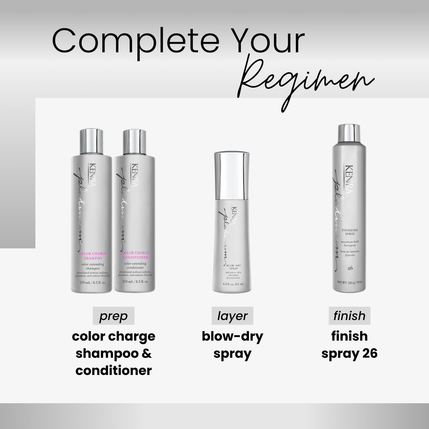 Kenra Professional Platinum Finishing Spray 26 | Maximum Hold Hairspray | Fast-drying, Non-Flaking, Non-Drying | Humidity-Resistant |All-Day Style Retention |High-Shine Finish |All Hair Types
