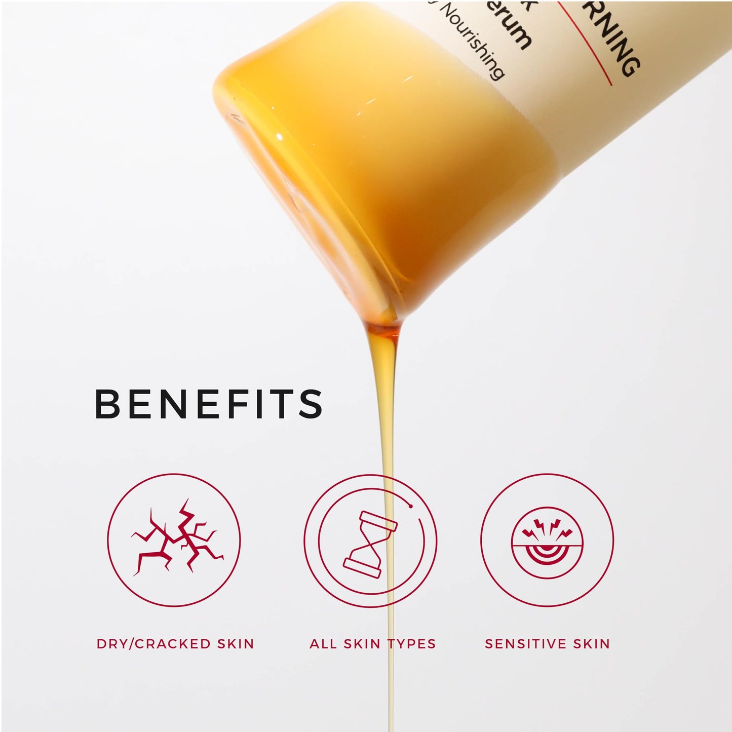 Hey Honey Good Morning Honey Silk Facial Serum | Anti-Aging Vitamin C & Hyaluronic Acid Serum for Radiant Skin Boosts Glow, Smooths Fine Lines, Strengthens Skin Barrier | 1 oz