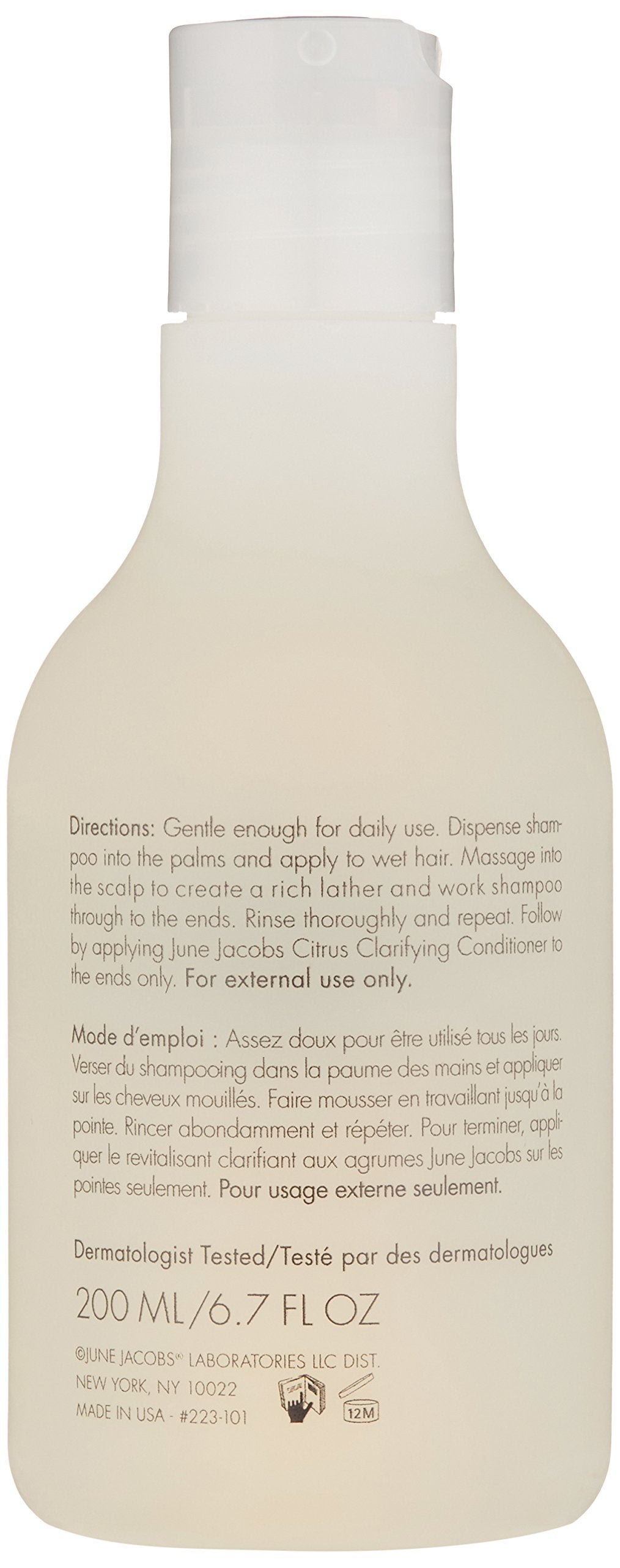 June Jacobs Citrus Clarifying Shampoo, 6.7 Fl Oz