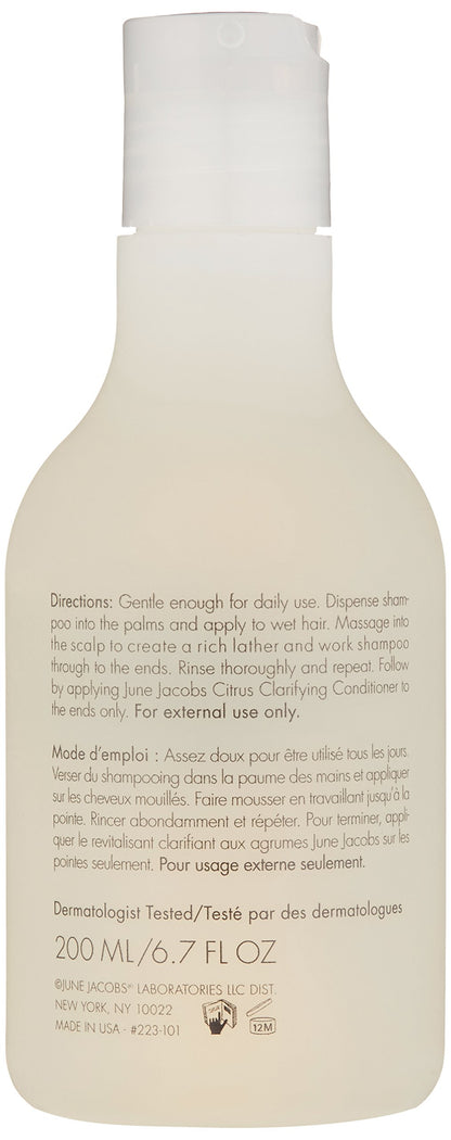 June Jacobs Citrus Clarifying Shampoo, 6.7 Fl Oz